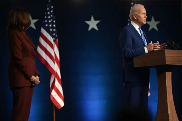 Biden and Harris in delaware