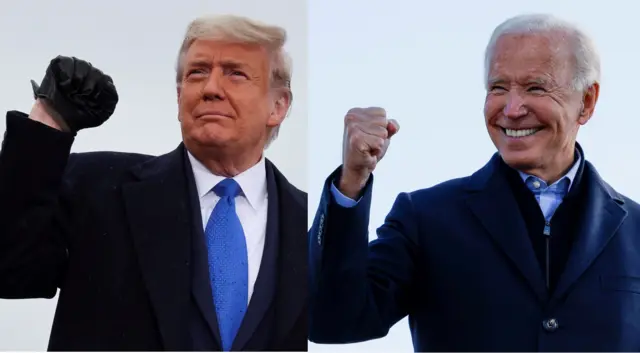 टंर्प और बाइडन