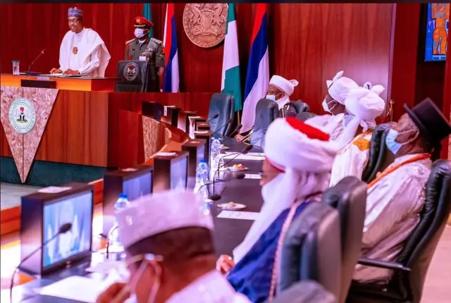 Buhari na ndị eze