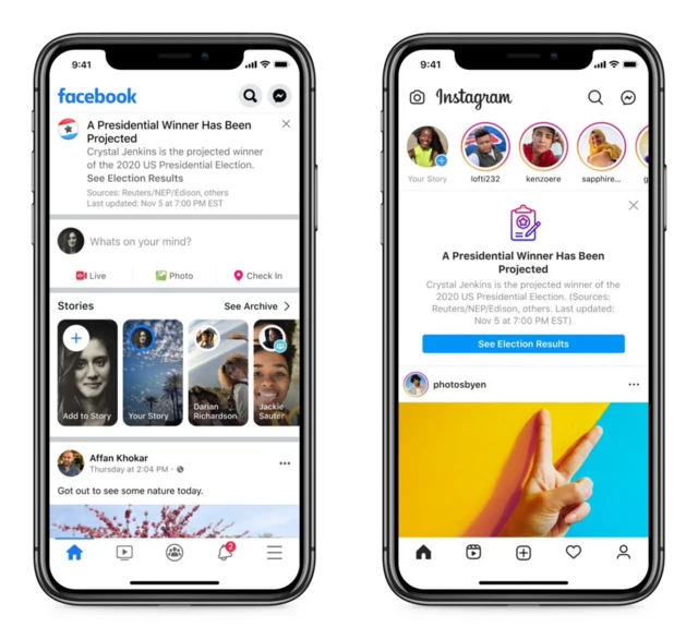 Facebook'un ABD Seçimlerindeki uygulaması