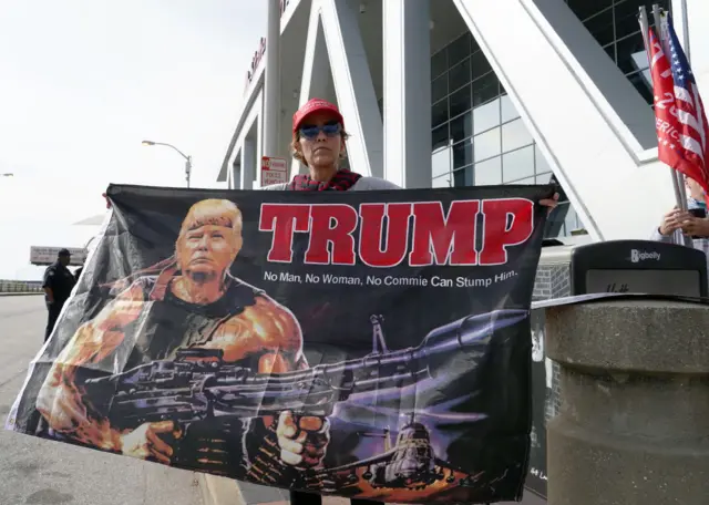 Сторонница Трампа в Джорджии