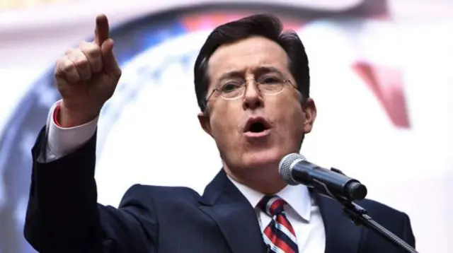 L'humoriste américain Stephen Colbert