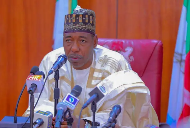Gwamna Umara Zulum na Borno