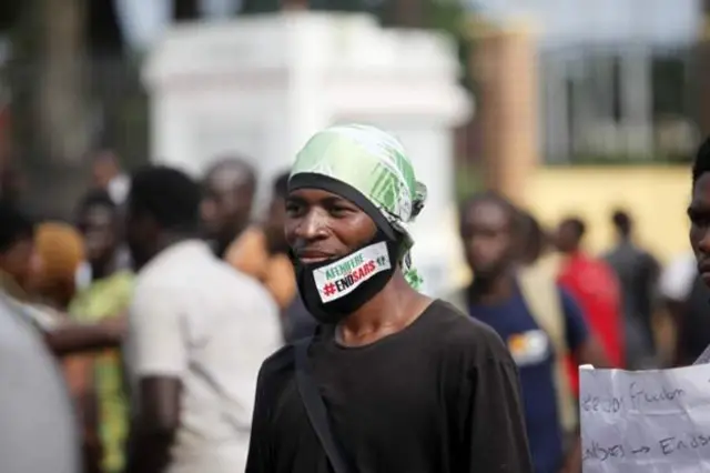 Maandamano ya EndSARS yalifanyika kwa majuma kadhaa nchini Nigeria