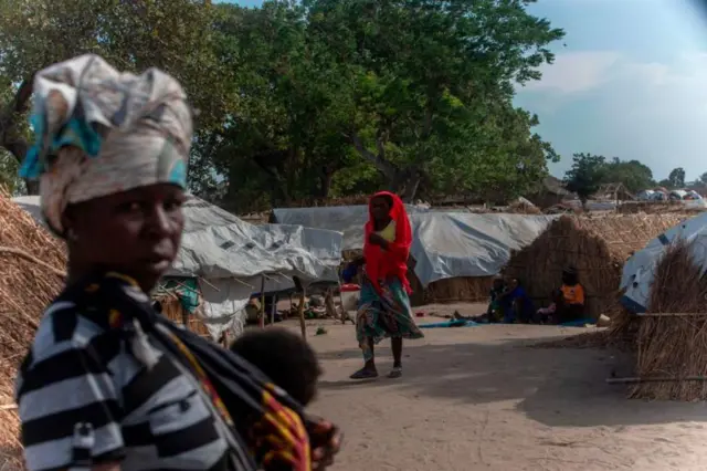 Hundreds of thousands have been displaced by the insurgency