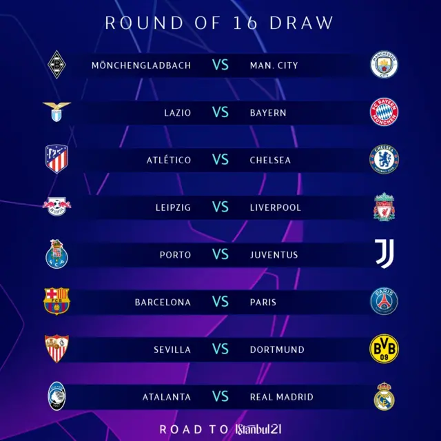 Jadawalin wasannin  Champions League