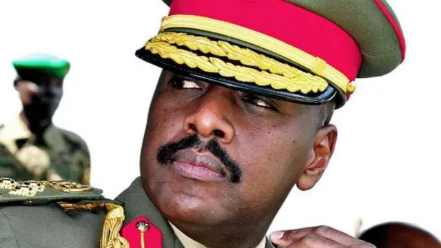 Gen Muhoozi Kainerugaba is the Ugandan president's eldest son
