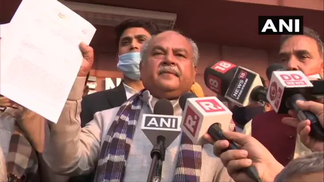 कृषि मंत्री नरेंद्र सिंह तोमर