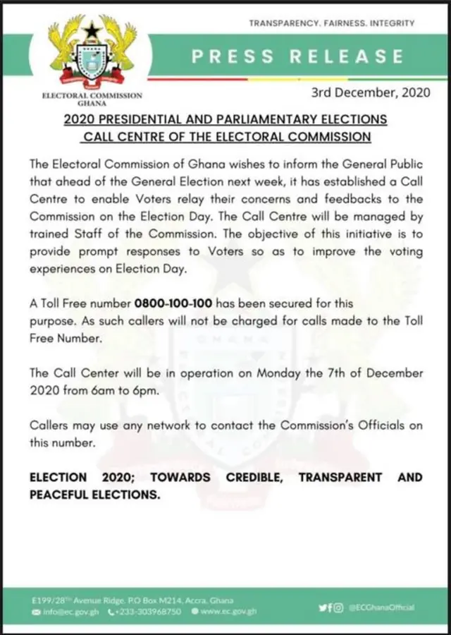 Ghana Election 2020