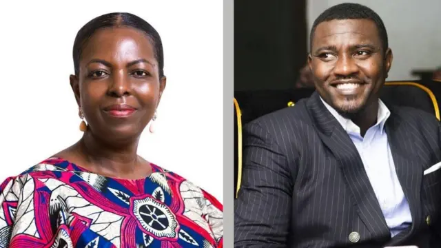 Facabook/Lydia Alhassan and John Dumelo
