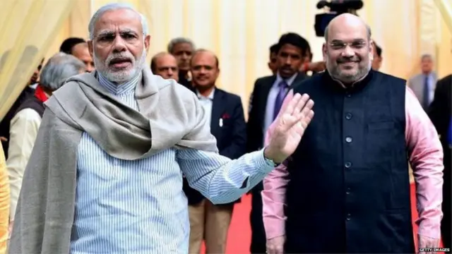 नरेंद्र मोदी और अमित शाह
