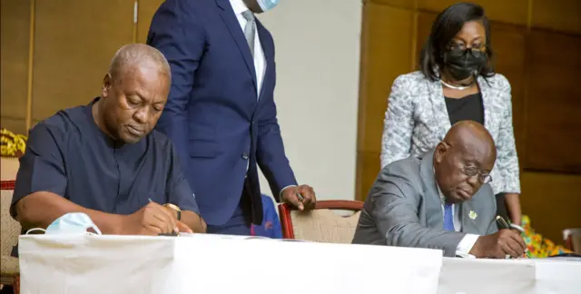 Ghana election peace pact signing