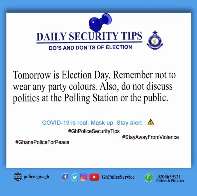 Ghana Elections 2020 polls