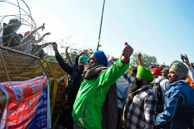 किसानों का प्रदर्शन