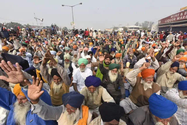 किसान विरोध प्रदर्शन