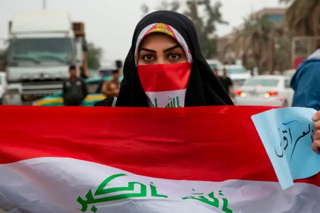 التظاهرات فى العراق