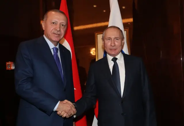 Cumhurbaşkanı Recep Tayyip Erdoğan ve Rusya Devlet Başkanı Vladimir Putin