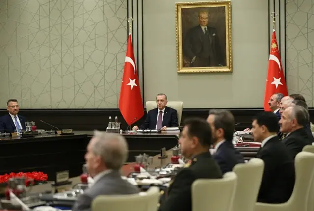 Erdoğan güvenlik toplantısı yaptı