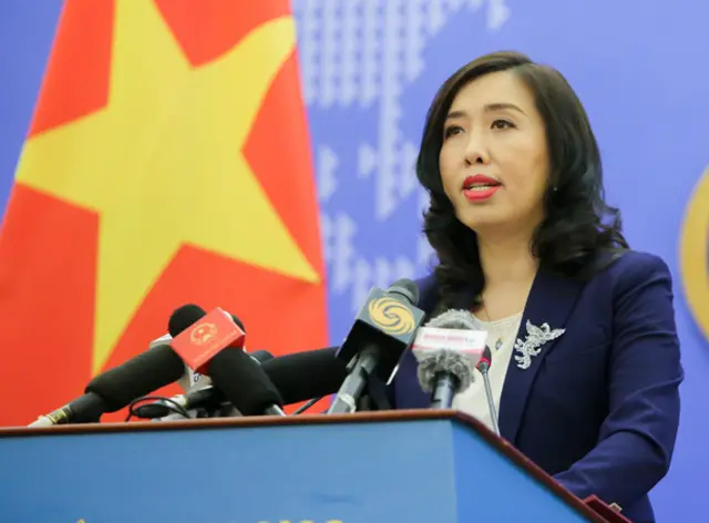 Người phát ngôn Bộ Ngoại giao VN, bà Lê Thị Thu Hằng