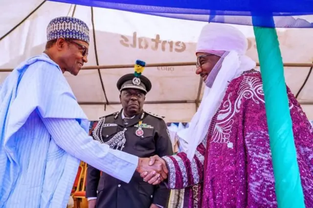 Sarki Sanusi da Shugaba Muhammadu Buhari