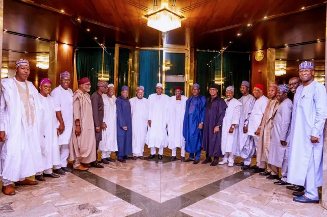 Buhari da APC governors