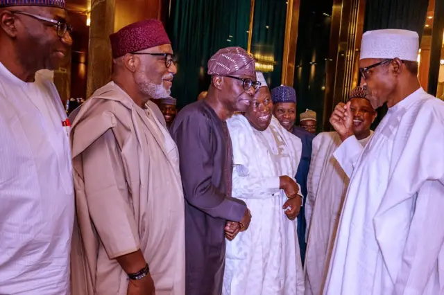 Buhari da APC governors