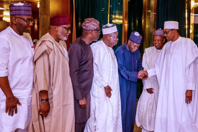 Buhari da APC governors