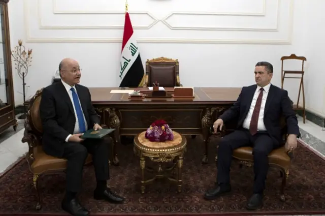 الرئيس العراقي برهم صالح يكلف عدنان الزرفي بتشكيل الحكومة الجديدة