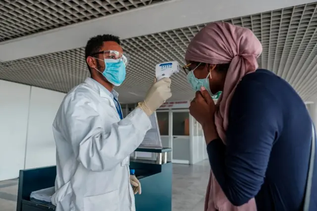 Health check at Ethiopian airports