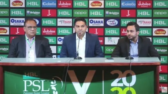 پی ایس ایل، کورونا وائرس، پی سی بی
