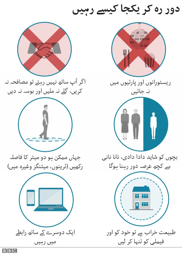 سماجی دوری قائم کرنے کے طریقے