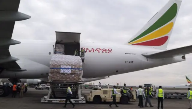 የህክምና መገልገያዎች ጭነት