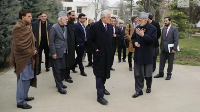 کرزی و خلیلزاد