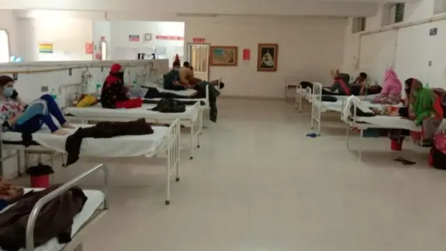 కరోనావైరస్ రోగులతో నిండిపోతున్న వార్డులు