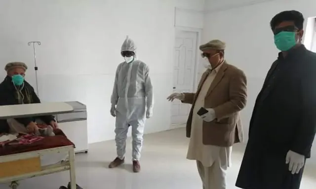 چلاس میں قائم آئسولیشن سنٹر