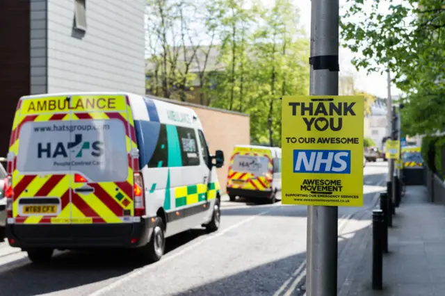londra'da bir ambulans