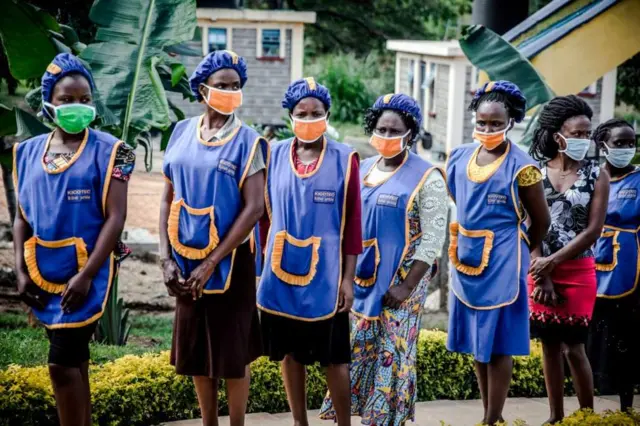 የኬንያ ጤና ጥበቃ ሚኒስቴር የአፍና አፍንጫ መሸፈኛ ማድረግ ግዴታ ነው ብሎ ካስታወቀ ቆይቷል
