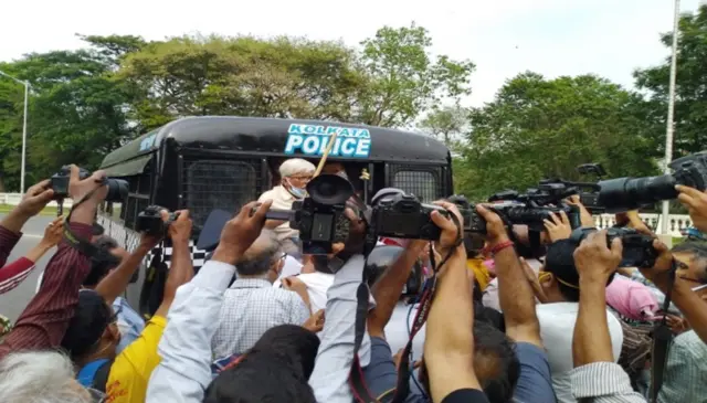 वामपंथी प्रदर्शनकारी