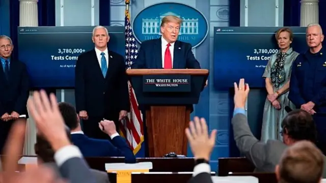 Trump tok say some states dey too tough with restrictions