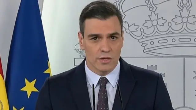 स्पेन के प्रधानमंत्री पेद्रो सान्चेज़