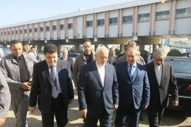 ظریف در دمشق