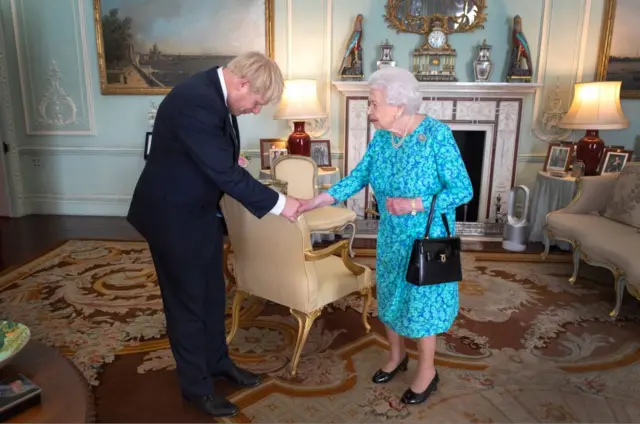 Boris Johnson  da Sarauniyar Ingila