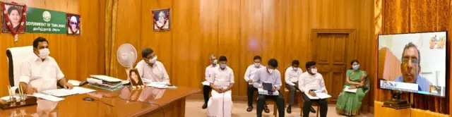 தமிழகத்தில் தொழிற்சாலைகள் இயங்க அனுமதிப்பது குறித்து முதல்வர் பழனிசாமி ஆலோசனை