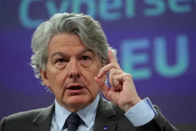 Avrupa Komisyonu'nun sanayiden sorumlu üyesi Thierry Breton