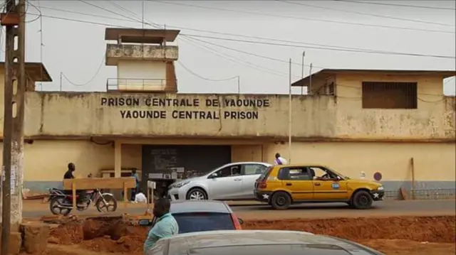 Front of Kondengui prison