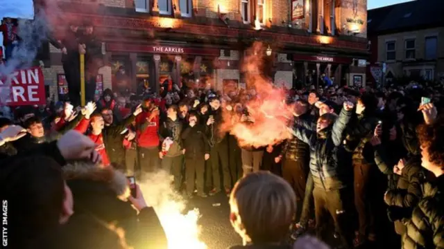Liverpool taraftarları