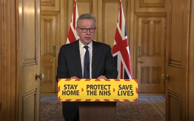 İngiltere'de kabine faaliyetlerinin koordinasyonundan sorumlu bakan Michael Gove