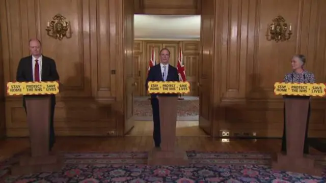 Raab, Whitty ve McLean, basın toplantısı düzenledi