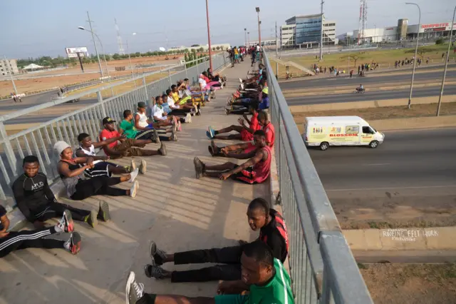 Yadda hana fita ya sa mutane motsa jiki a Abuja