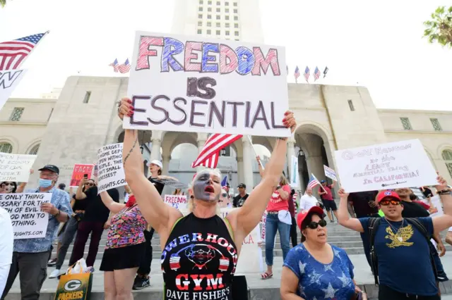 अमरीका में प्रदर्शन